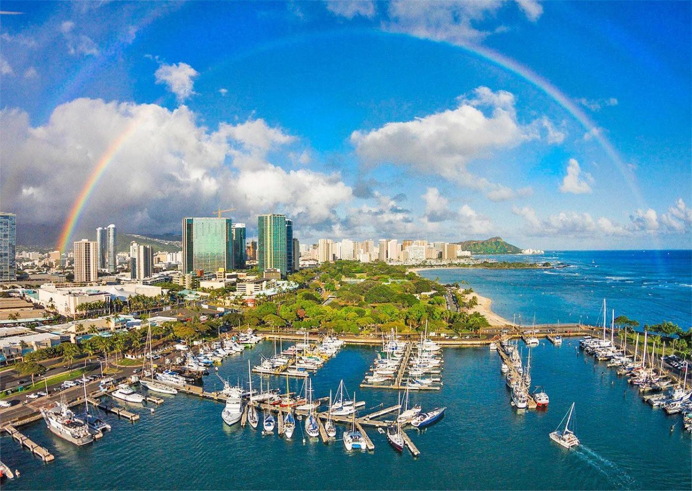 호놀룰루 Ilikai Tower 1127 Yacht Harbor View 1Br 아파트 외부 사진