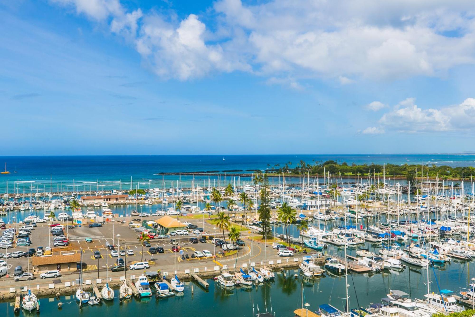 호놀룰루 Ilikai Tower 1127 Yacht Harbor View 1Br 아파트 외부 사진